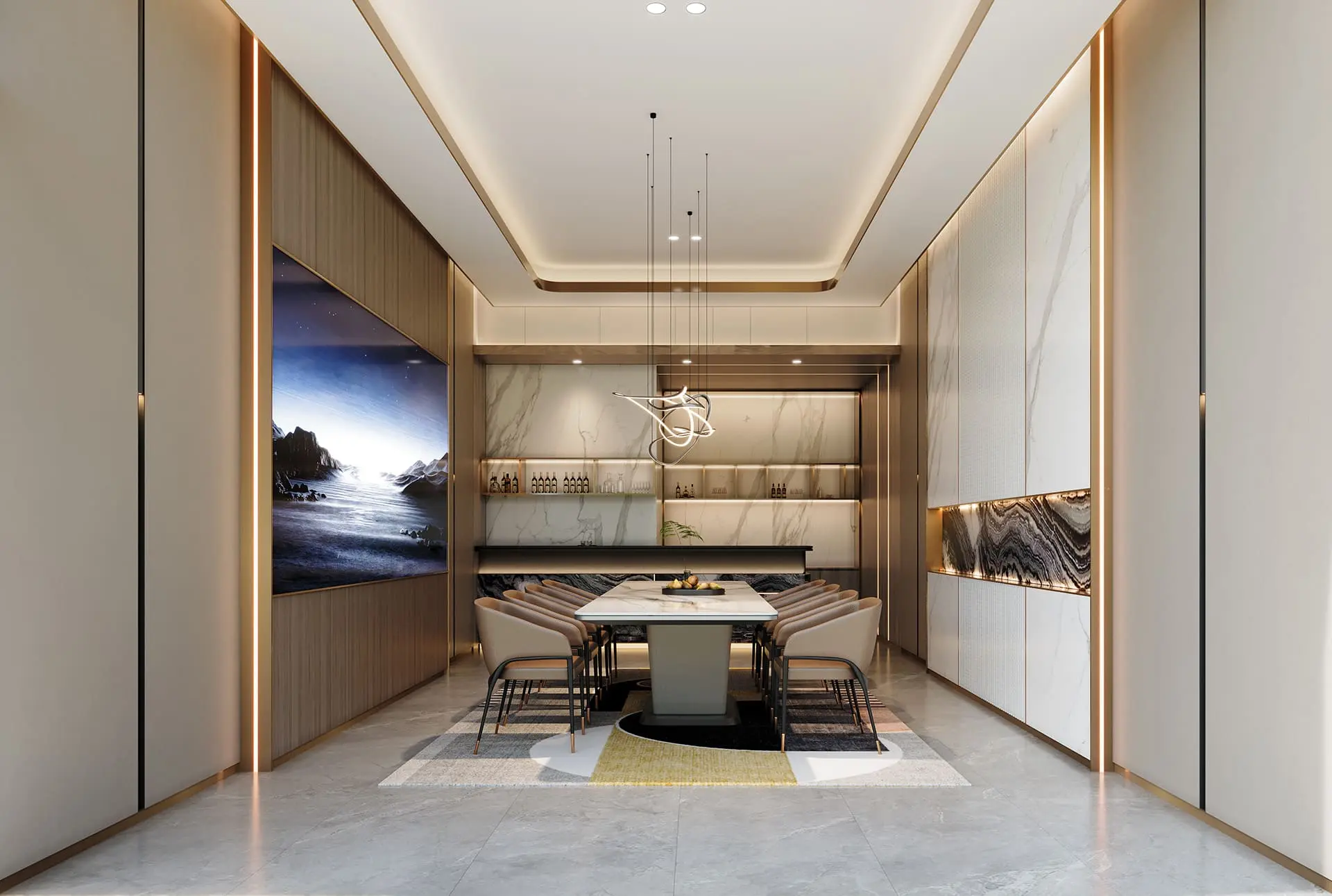 Gladia Heights 10 Phối cảnh phòng khánh tiệc Gladia Heights