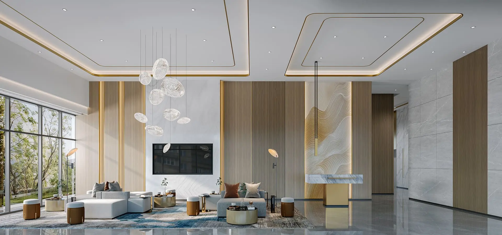 Gladia Heights 21 Sảnh tiếp khách