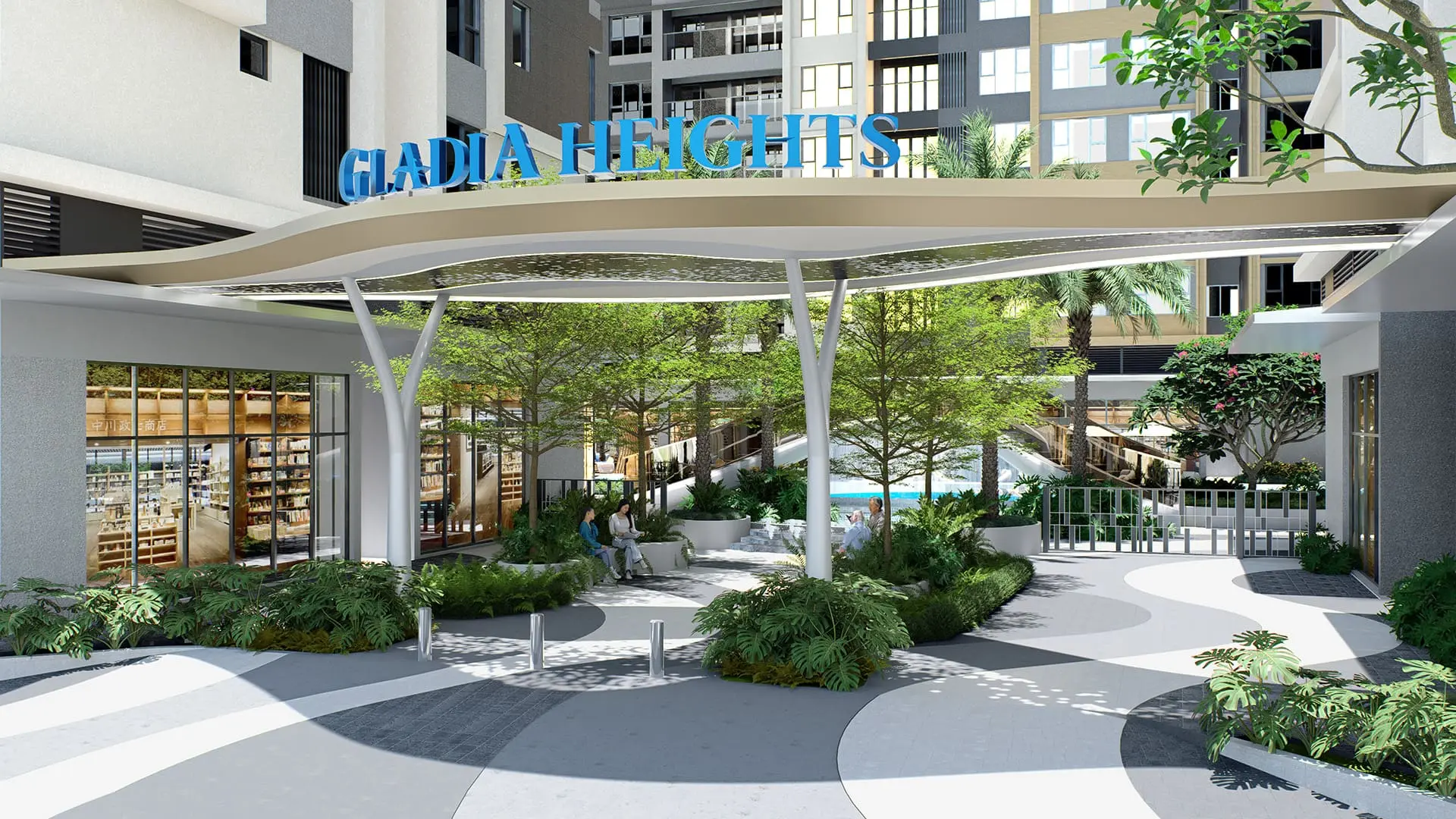 Gladia Heights 35 Lối Vào Biểu Tượng